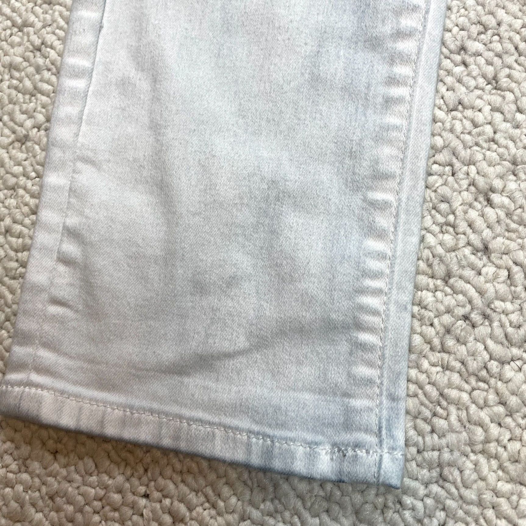 Denime ANA A New Approach Jeans Womens 16 Skinny Ankle White Denim Mid Rise 36x26 Pants Size 38" / US 16 / IT 52 - 3 Thumbnail
