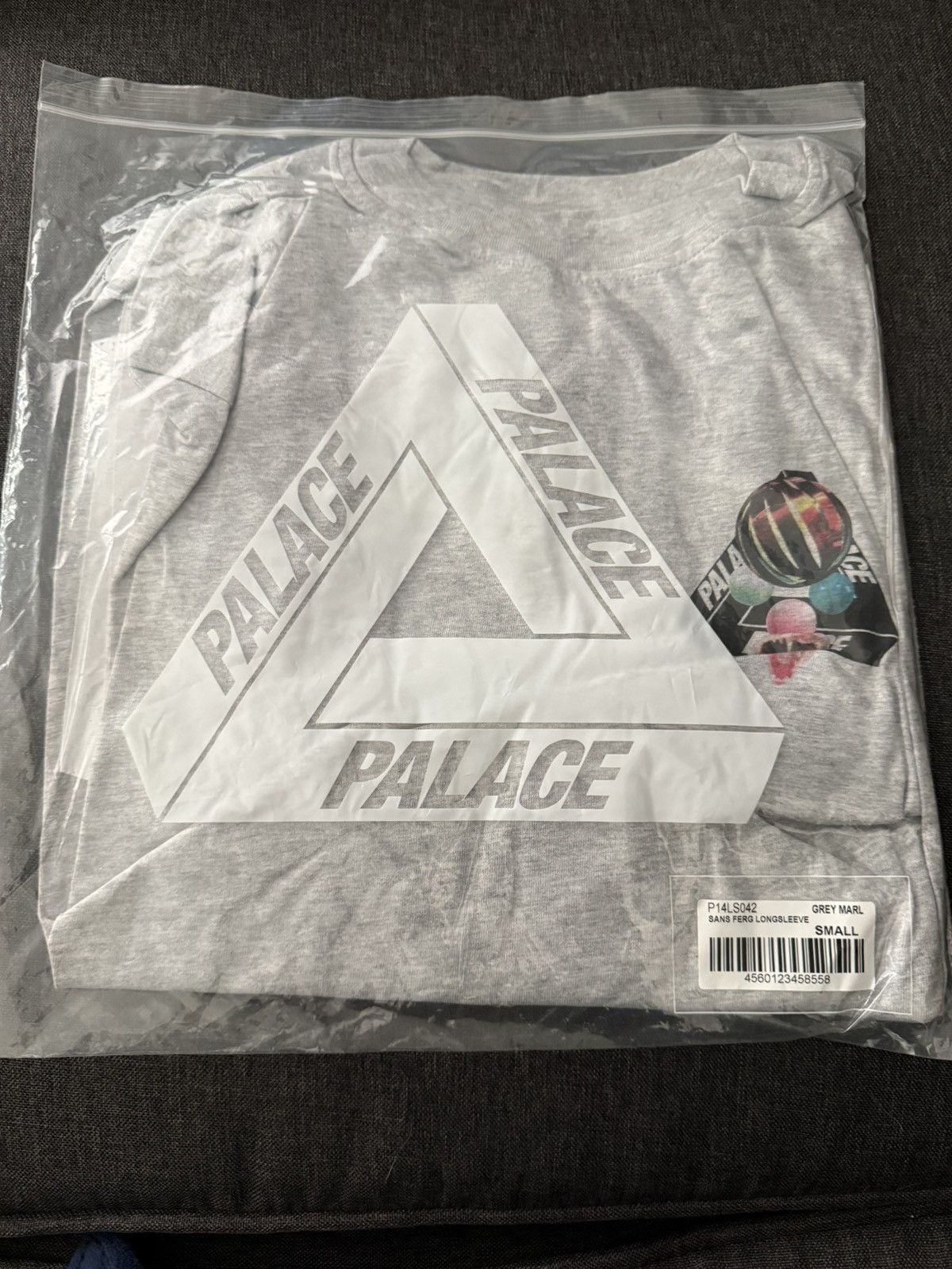 Palace Palace Sans Ferg Long-Sleeve Grey Size US S / EU 44-46 / 1 - 3 Thumbnail