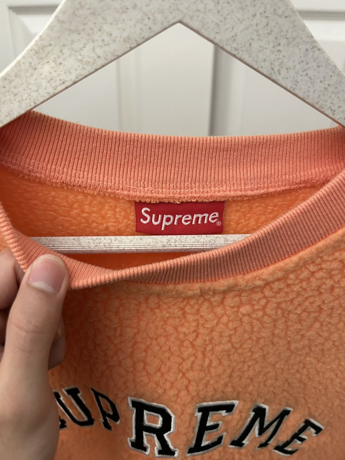 Supreme Supreme Polartec Sweater (S) - Salmon Size US S / EU 44-46 / 1 - 2 Thumbnail