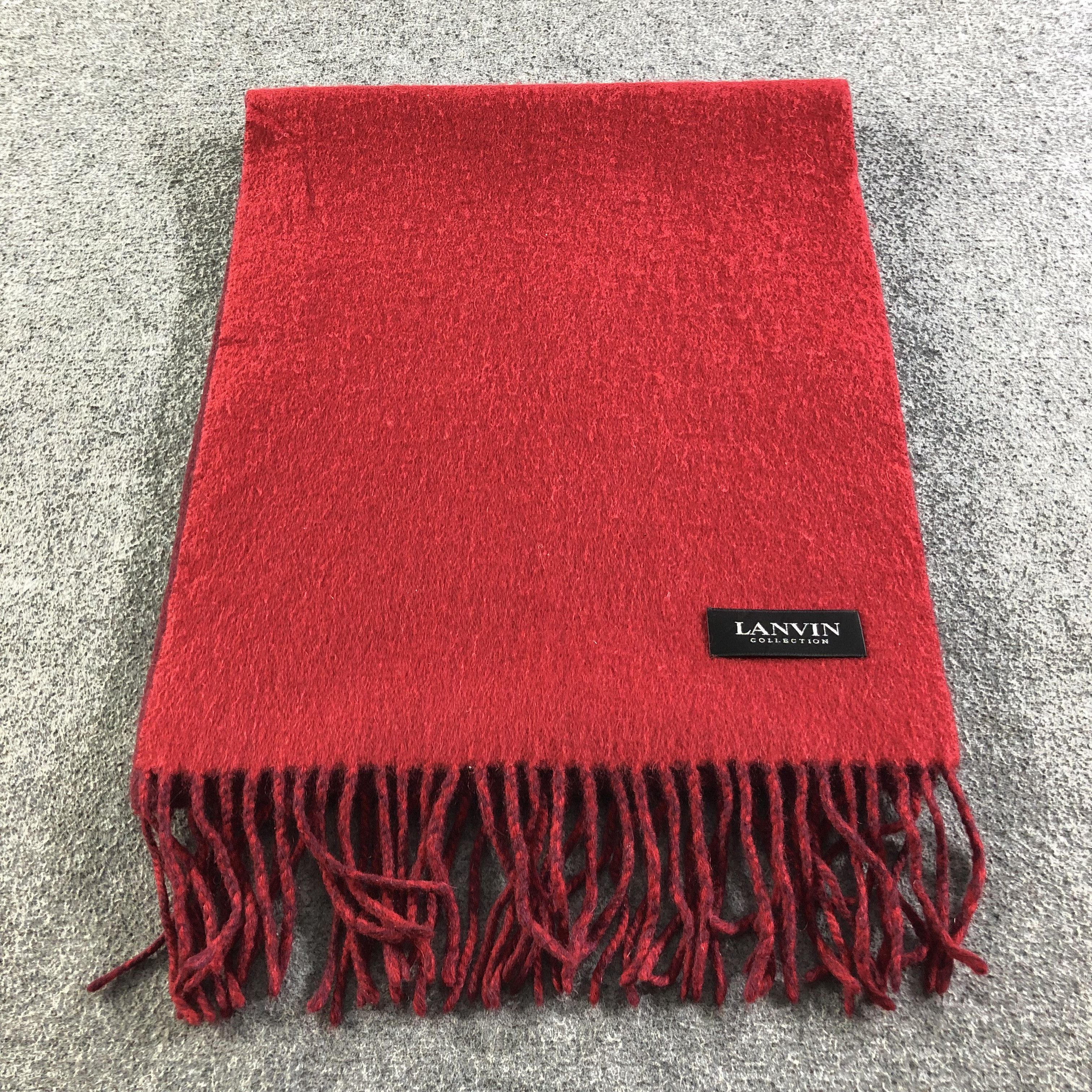 Lanvin Lanvin Cashmere Scarf Muffler V1876 Size ONE SIZE - 2 Thumbnail