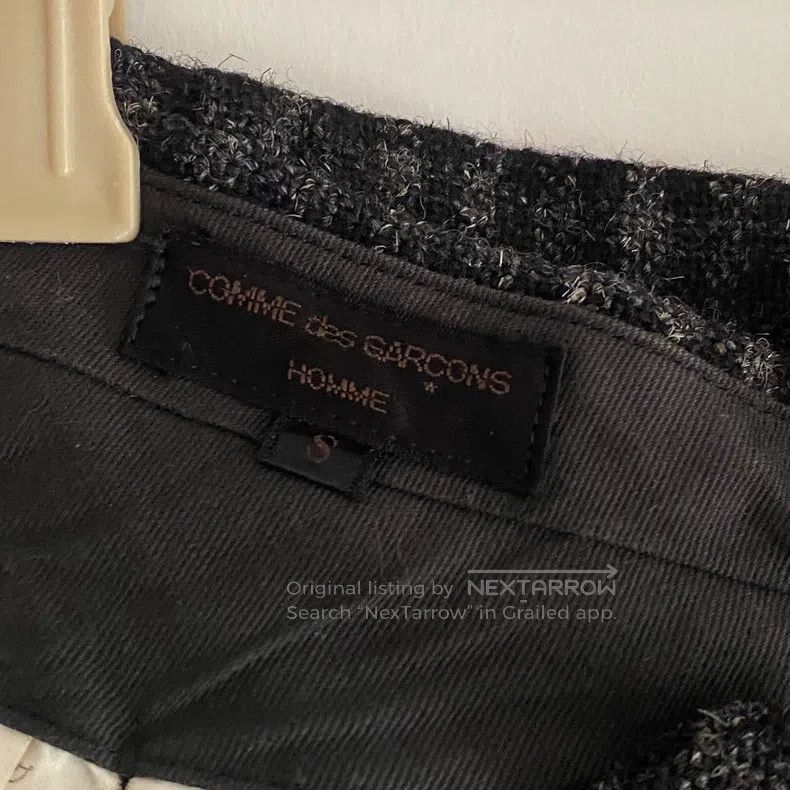 Comme des Garcons Comme Des Garcons size S Thick Wool Pants. Black and Gray Size US 27 - 5 Thumbnail