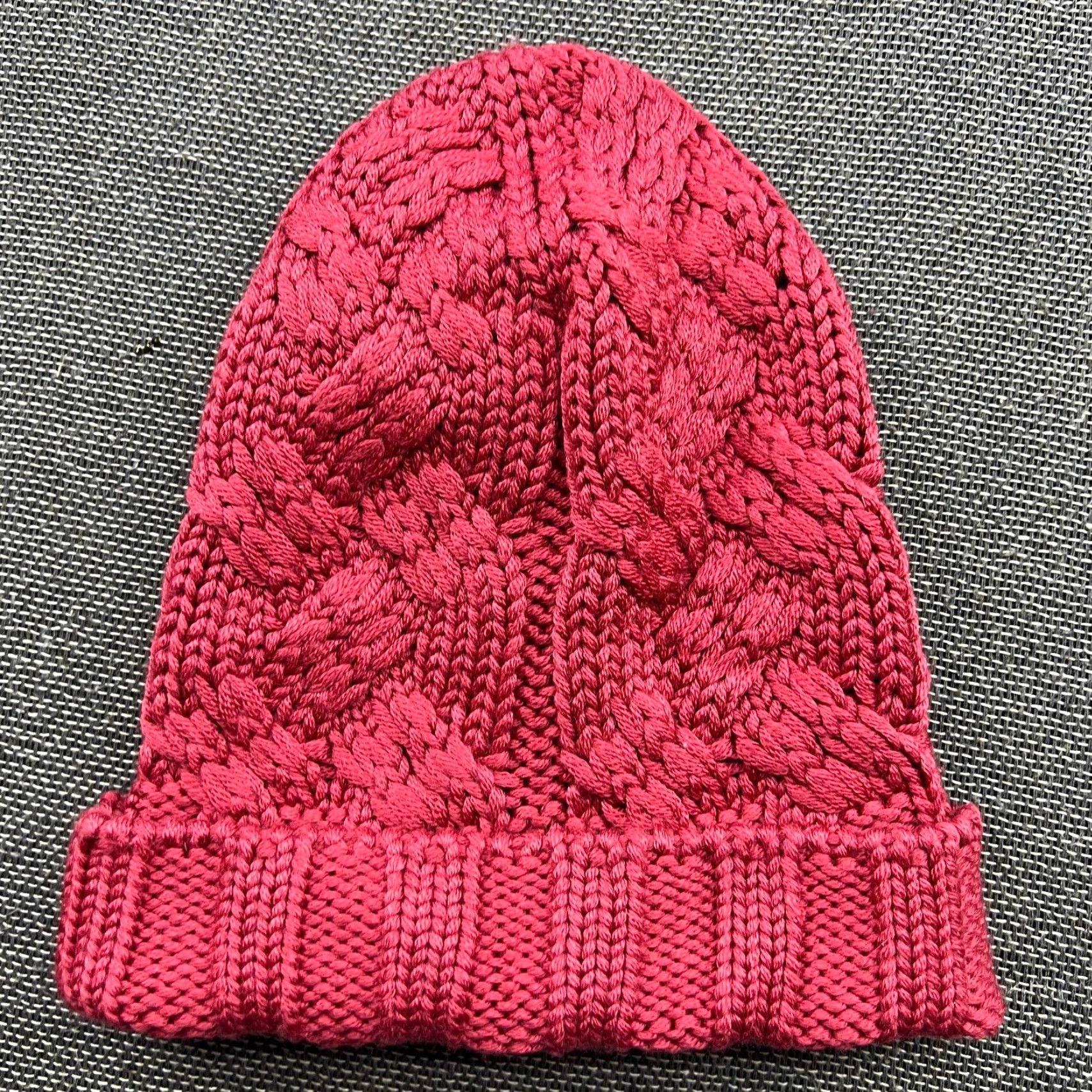 Icebreaker Icebreaker Womens Beanie Hat One Size Pink Merino Wool Blend Cable Knit Size ONE SIZE - 2 Thumbnail