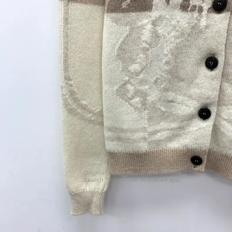 Hermes Hermes Multicolor Jacquard Cashmere Crewneck Single-breast Size XXS / US 00 / IT 34 - 4 Thumbnail