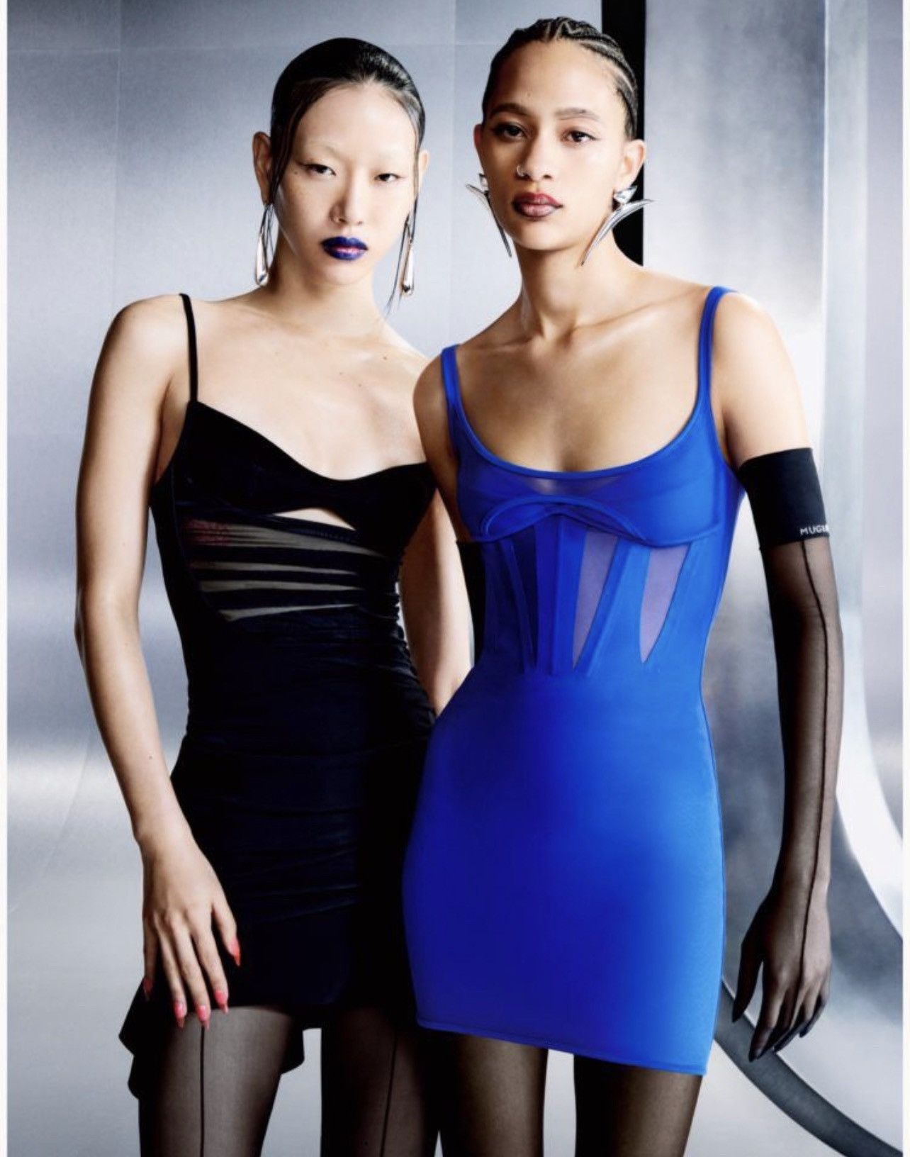 H&M × Mugler Thierry Mugler x H&M mini dress Size M / US 6-8 / IT 42-44 - 3 Thumbnail