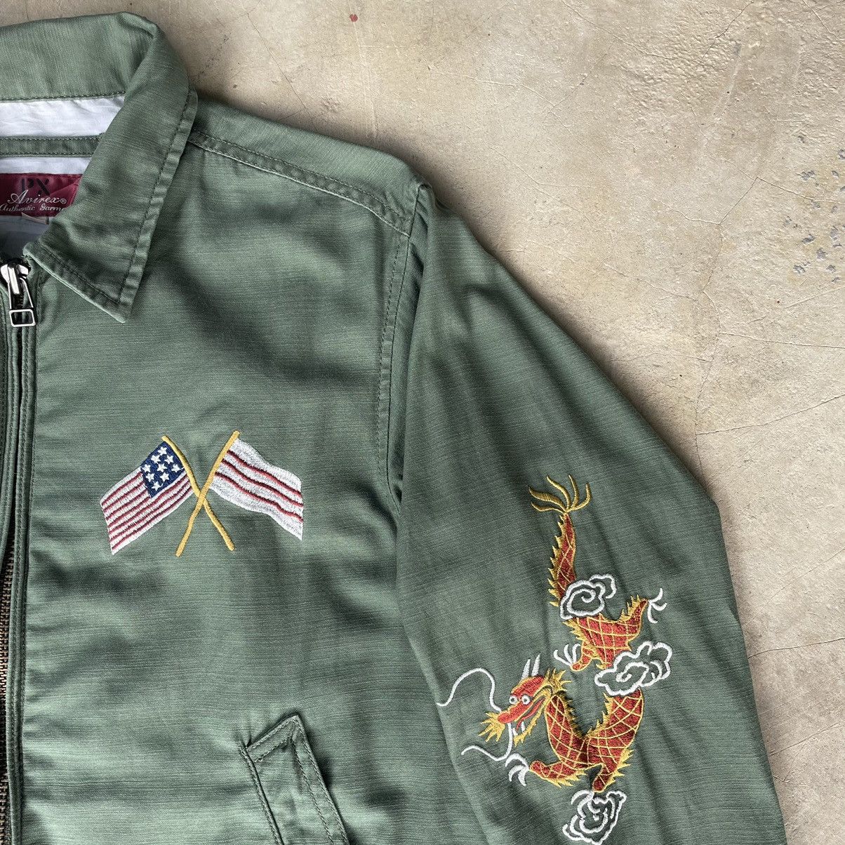 Avirex VINTAGE AVIREX MILITARY SUKAJAN EMBROIDERY COLLAR ZIP JACKET Size US S / EU 44-46 / 1 - 9 Thumbnail