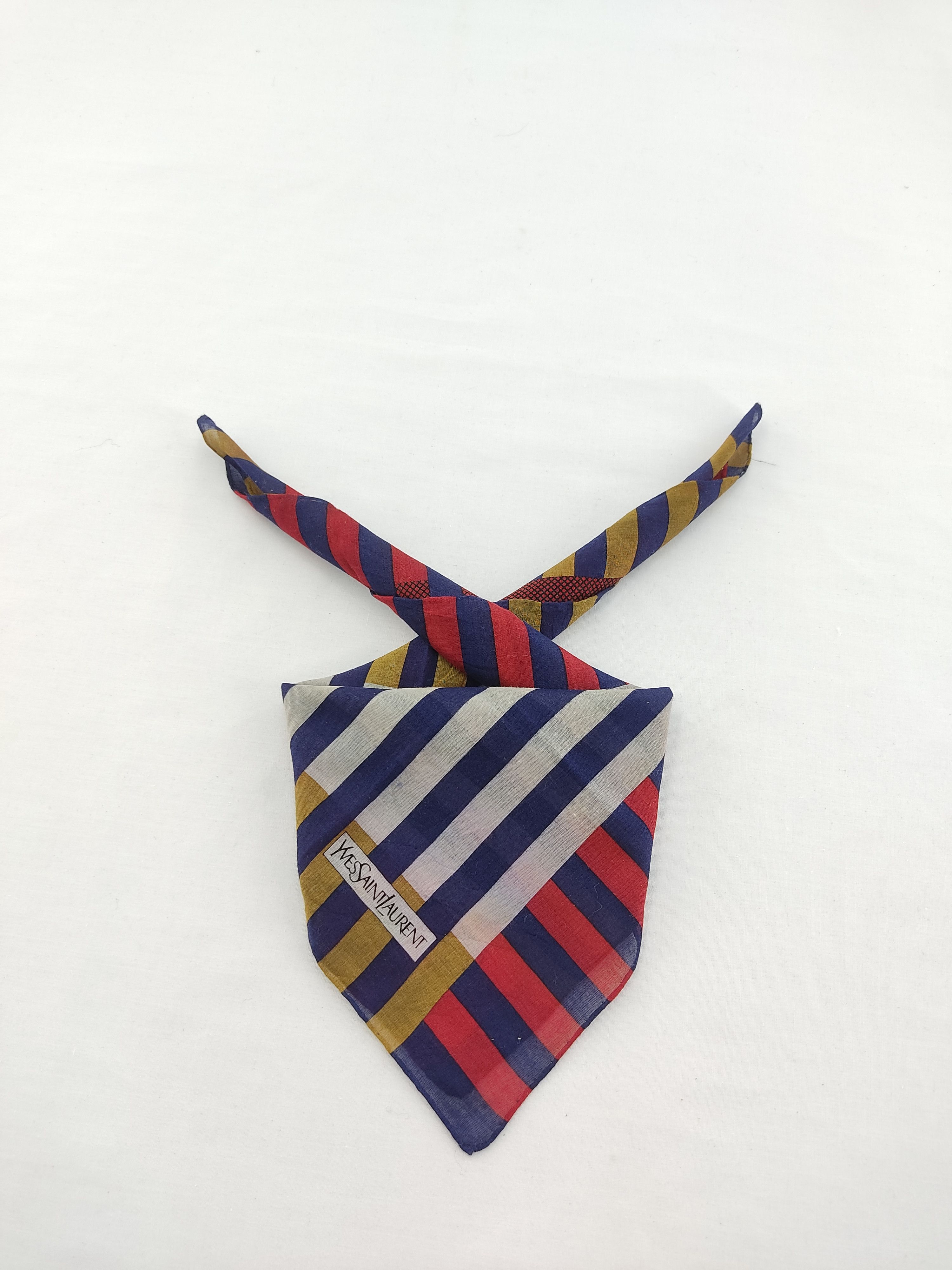 Vintage × Yves Saint Laurent Vintage Yves Saint Laurent Handkerchief / Neckwear / Bandana Size ONE SIZE - 1 Thumbnail