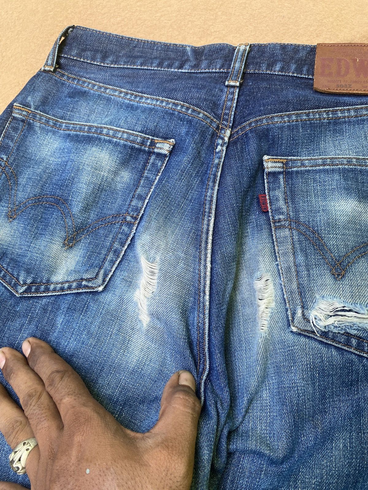 Edwin × If Six Was Nine × Le Grande Bleu (L.G.B.) Edwin 503 regular cut Size US 28 / EU 44 - 4 Thumbnail