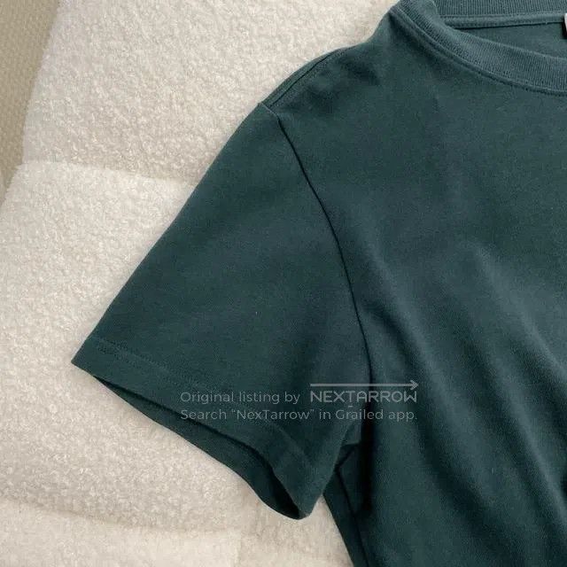 Balenciaga Balenciaga Green Double B Leaf Printed Short Sleeve T-shir Size US L / EU 52-54 / 3 - 7 Thumbnail