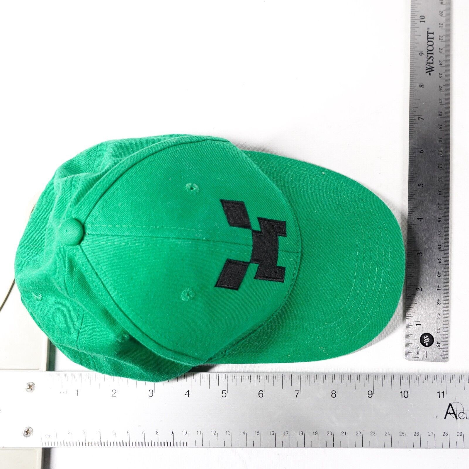 Other Minecraft Game Face Jinx Baseball Hat Visor Cap Green Black Size ONE SIZE - 10 Thumbnail