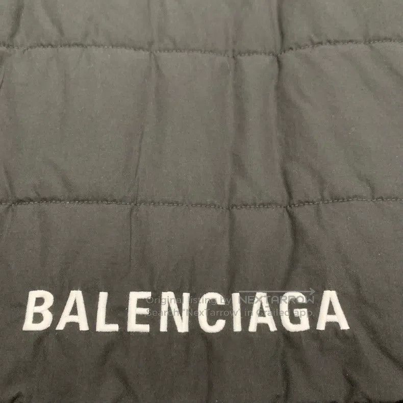 Balenciaga Balenciaga Black Back Logo Cotton Jacket Size US L / EU 52-54 / 3 - 9 Thumbnail