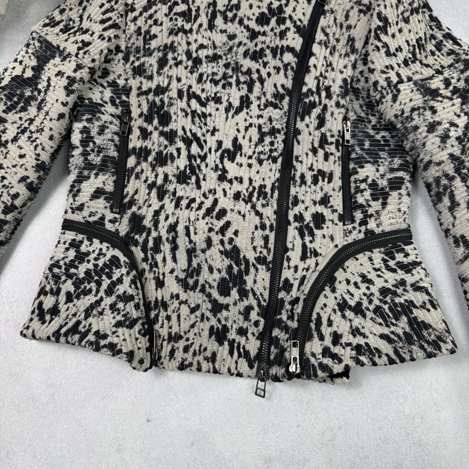 3.1 Phillip Lim 3.1 Phillip Lim Women Biker Jacket Silk Multicolour Size 6 Size XS / US 0-2 / IT 36-38 - 6 Thumbnail