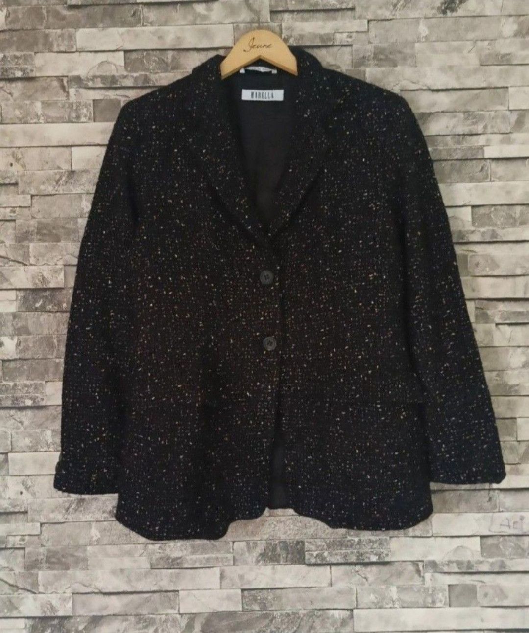 Marella Marella by max mara tweed blazer jacket Size M / US 6-8 / IT 42-44 - 1 Thumbnail