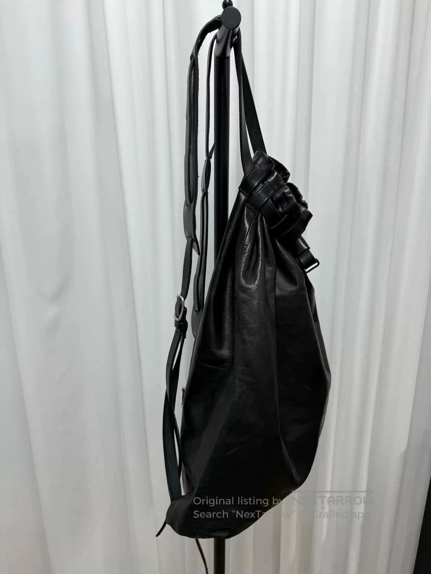 Yohji Yamamoto yohji yamamoto leather backpack for men. Size ONE SIZE - 6 Thumbnail