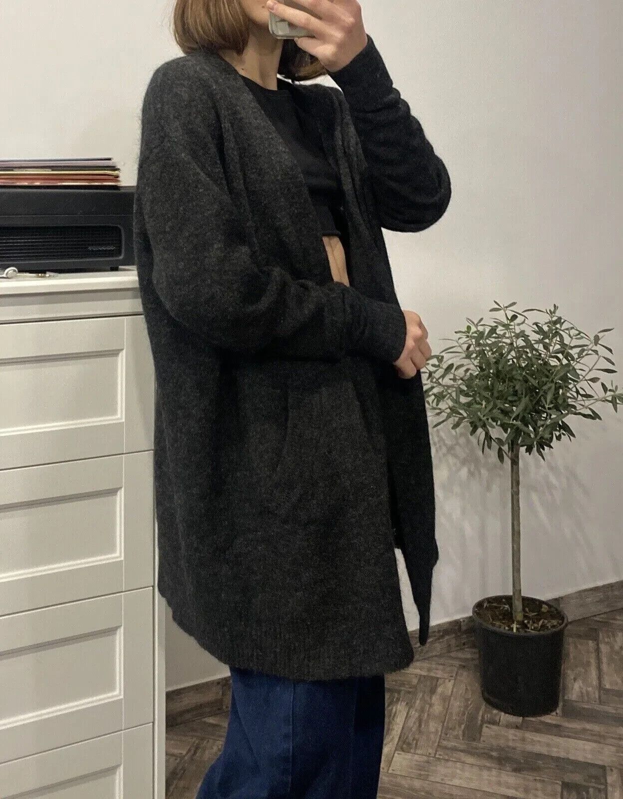 Acne Studios ACNE STUDIOS Raya Sh Kid Mohair Wool Cardigan Sweater Size S / US 4 / IT 40 - 3 Thumbnail