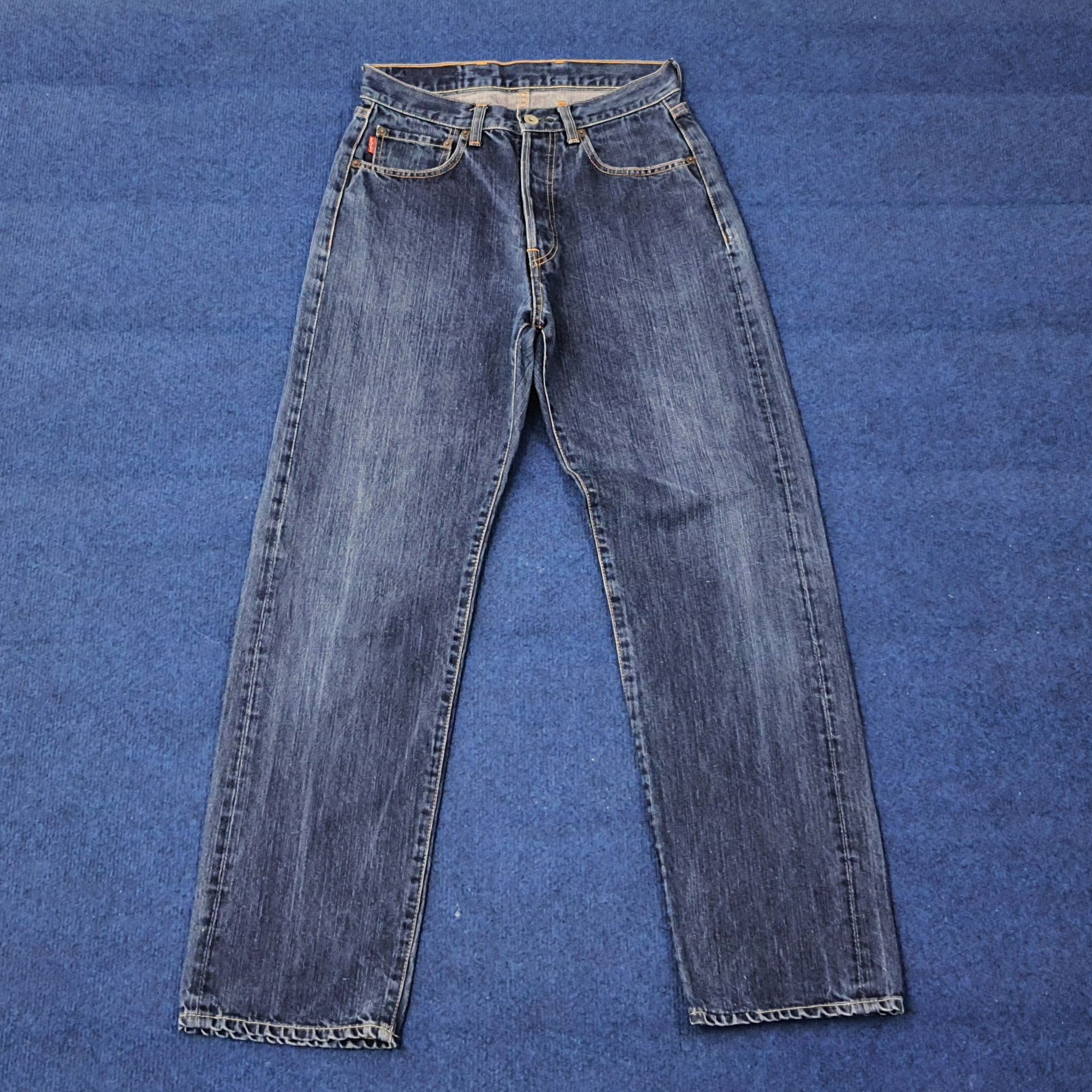 Stussy Vintage Stussy x Futura Rare Custom Logo Jeans C228N33 Size US 27 - 4 Thumbnail