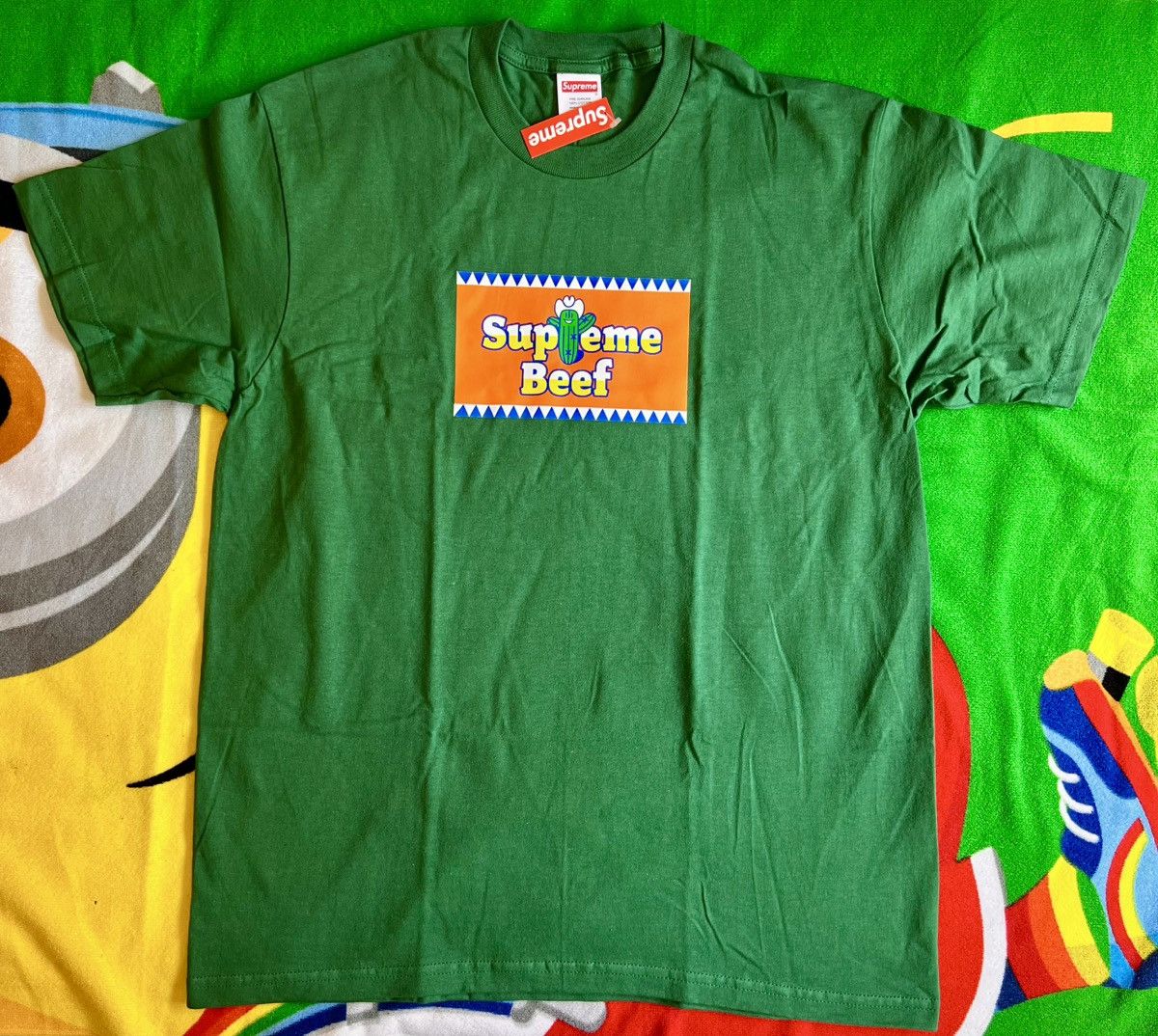 Supreme XXL Supreme Beef Tee photo 2025 western beef light pine Size US XXL / EU 58 / 5 - 4 Thumbnail