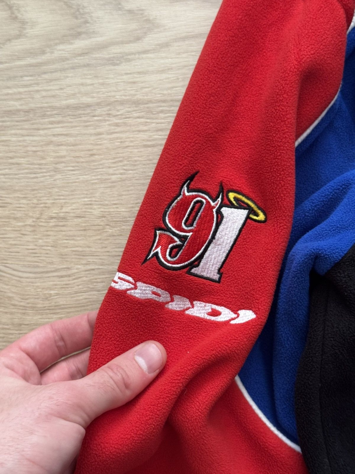 NASCAR Vintage Has1am Nascar Racing y2k Fleece Full Zip Jacket Size US S / EU 44-46 / 1 - 3 Thumbnail