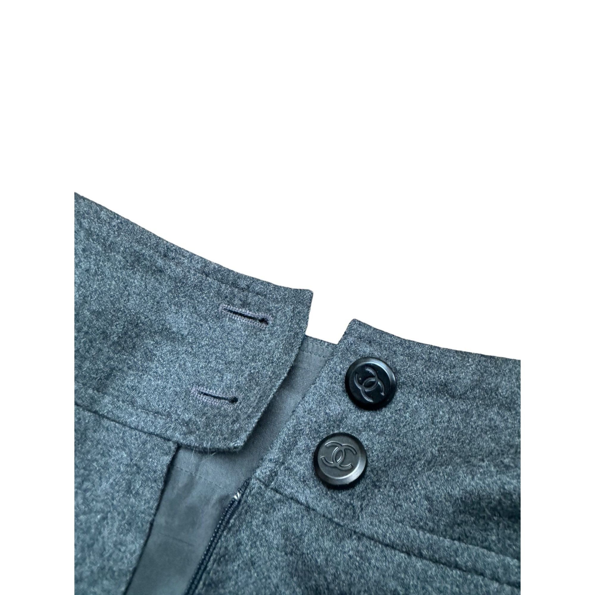 Autumn 1998 High Waist Grey Skirt