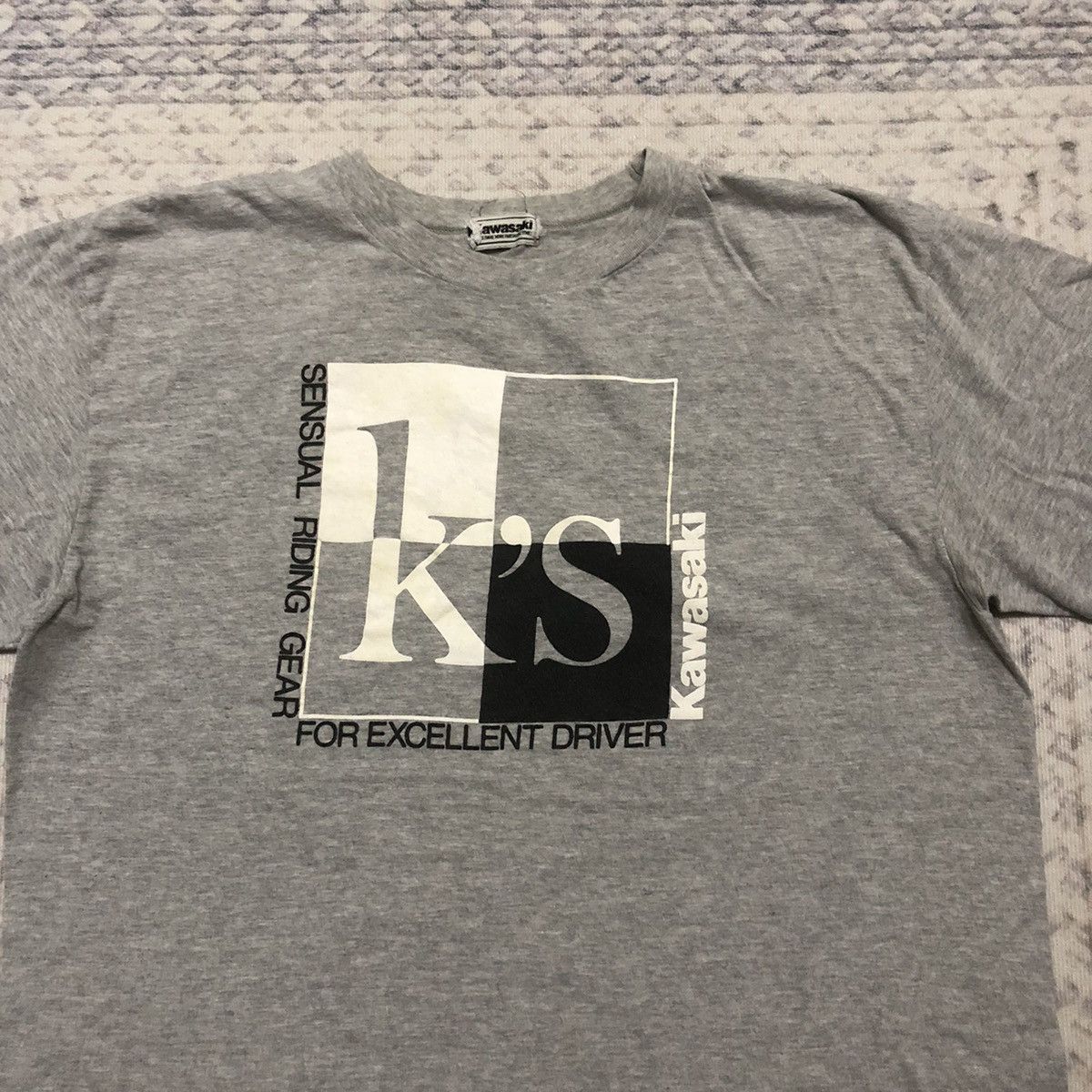 Japanese Brand × Vintage Rare Vintage 90s K’s by Kawasaki Motorcycle Tees Size US S / EU 44-46 / 1 - 2 Thumbnail
