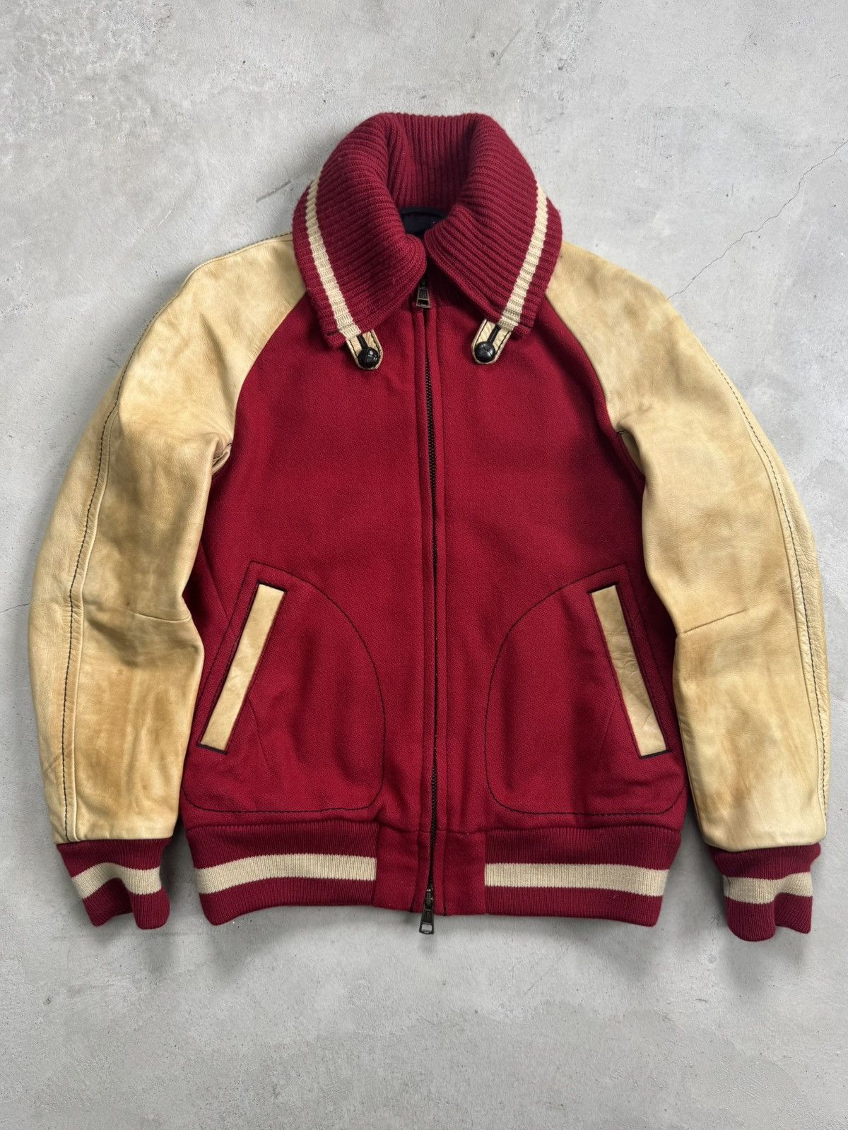 Runway AW08 Number (n)ine My Own Portland Cowhide Varsity