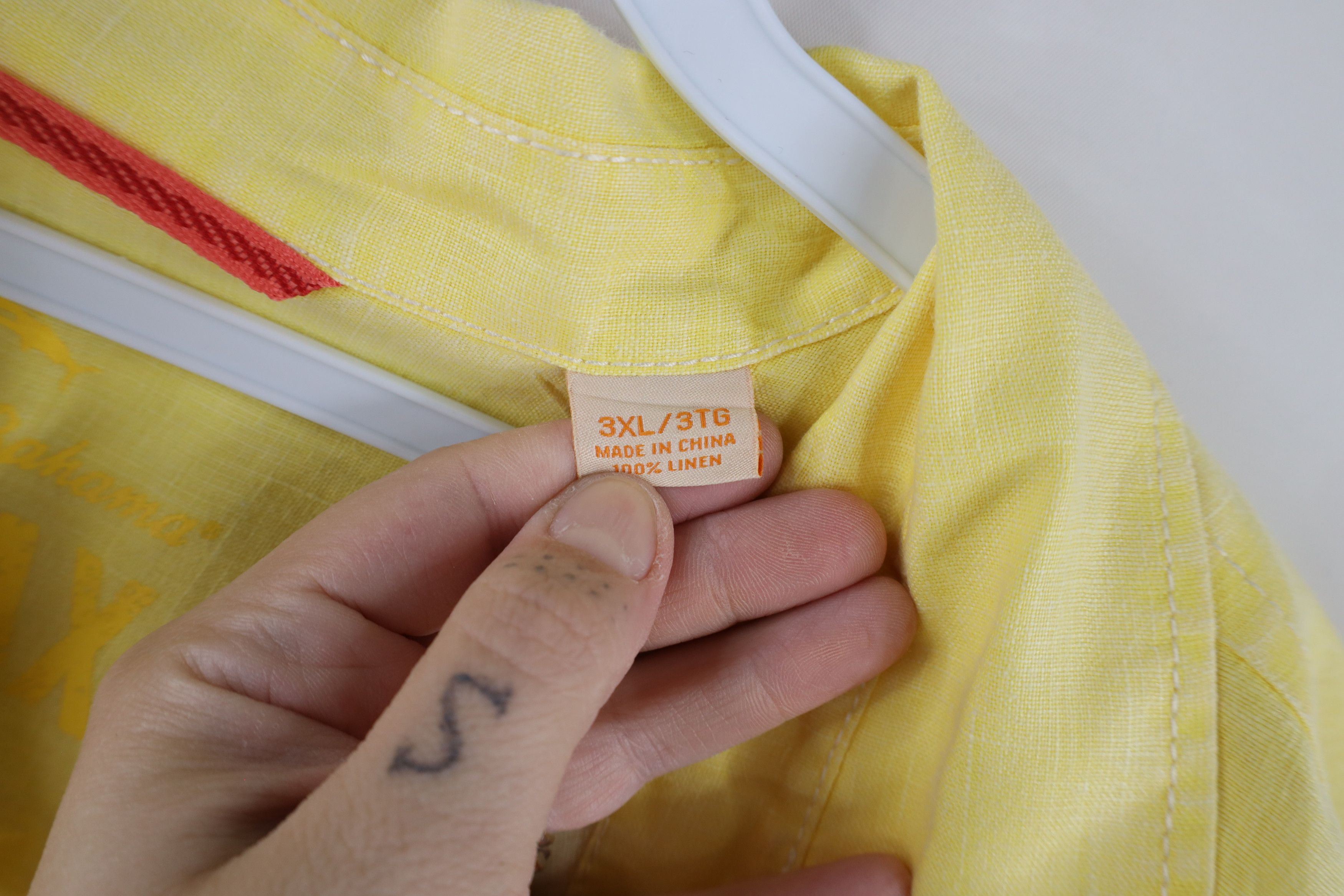 Tommy Bahama × Vintage Vintage Tommy Bahama Relax Long Sleeve Collared Button Shirt Size US XXL / EU 58 / 5 - 7 Thumbnail