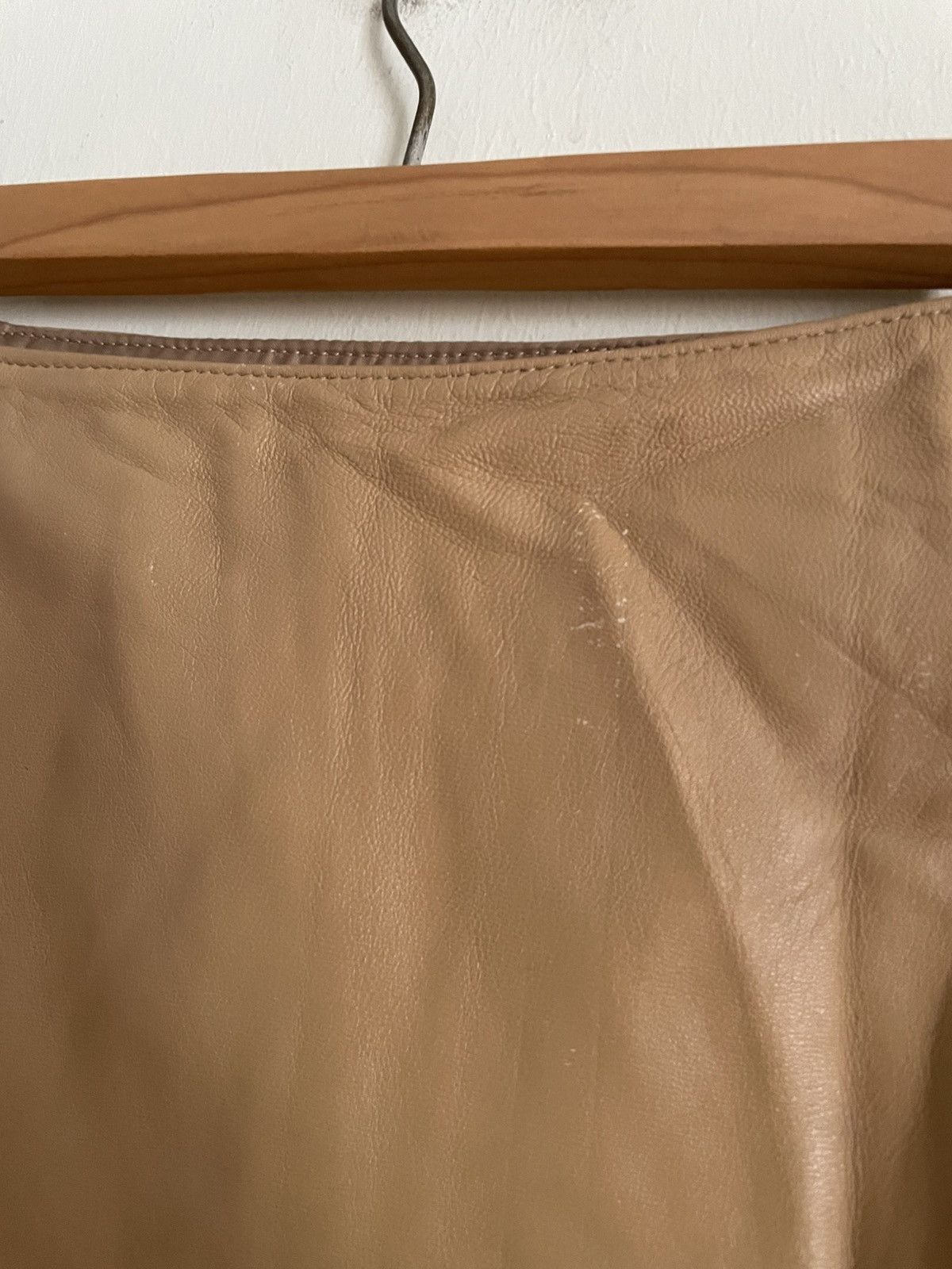 Burberry Burberry Leather Mini Skirt Size 25" / US 0 / IT 36 - 3 Thumbnail
