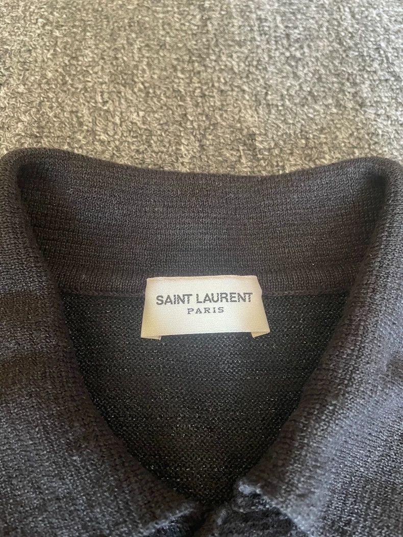 Saint Laurent Paris Saint Laurent Paris Linen Polo Shirt 2505-Nextarrow Size US XS / EU 42 / 0 - 3 Thumbnail