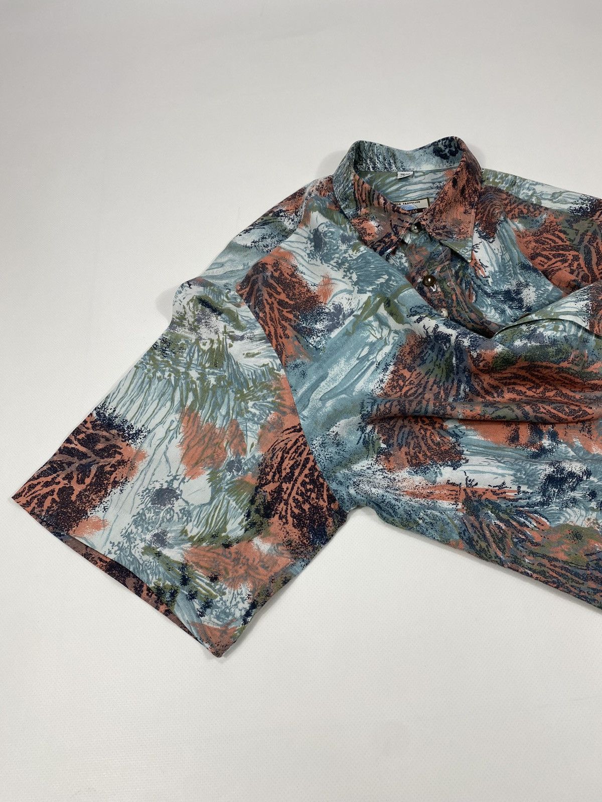 Vintage Vintage 80s 90s Radiant Leafs Abstract Party Festival Shirt Size US L / EU 52-54 / 3 - 6 Thumbnail