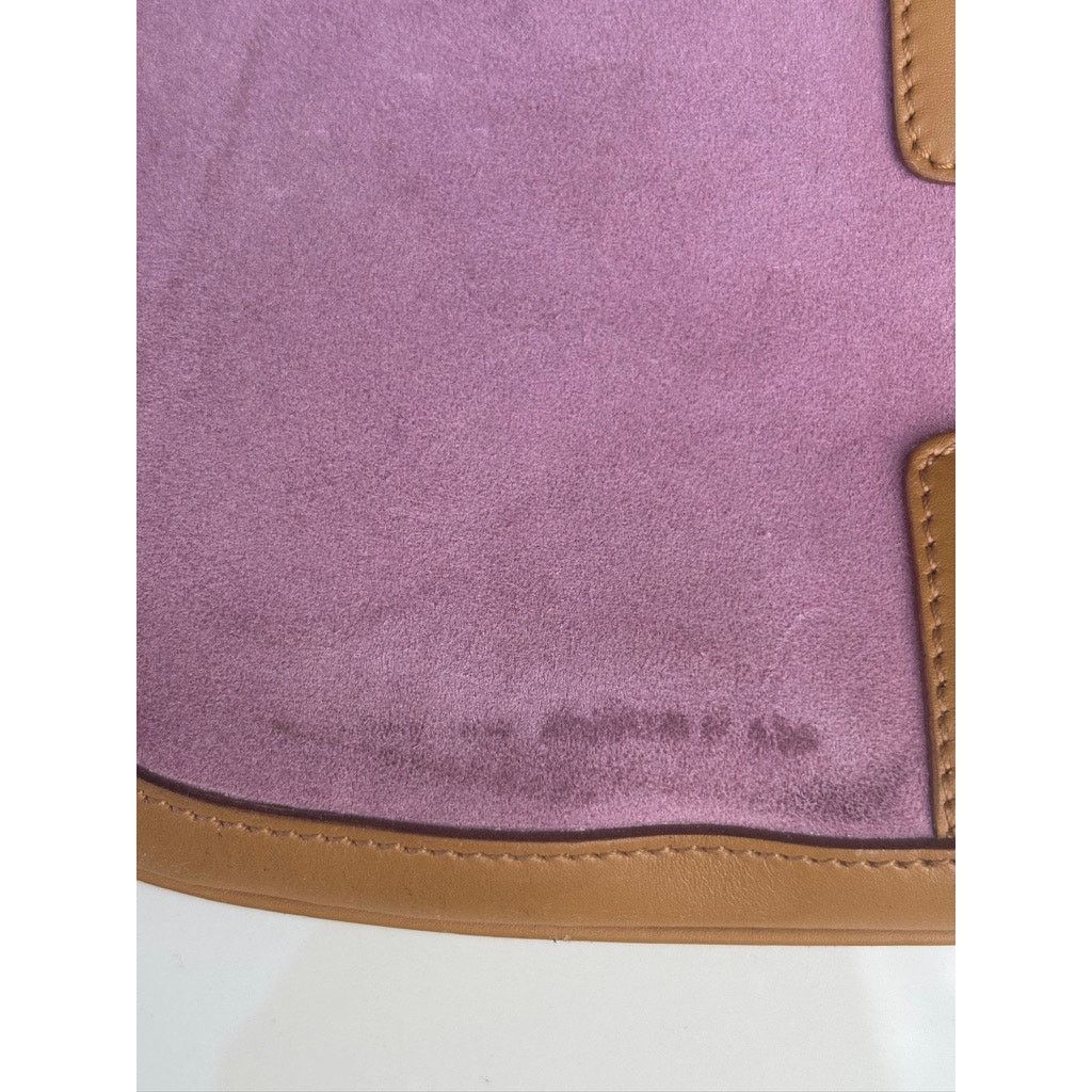 Gucci GUCCI Jackie Shoulderbag Half Moon Pink Suede Tan Leather Size ONE SIZE - 4 Thumbnail