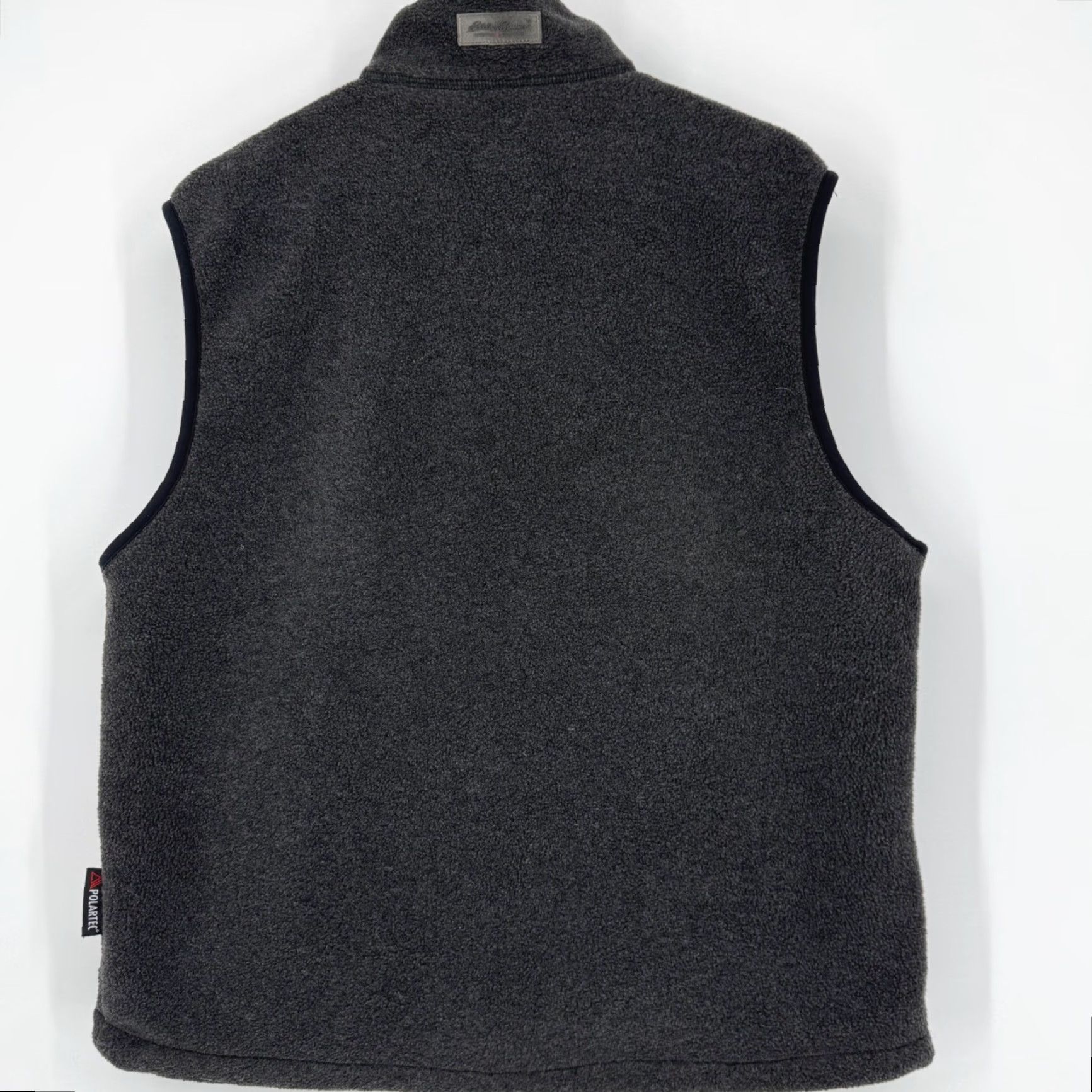 Eddie Bauer Eddie Bauer Mens Vest Polartech Fleece Charcoal Gray Full Zip Pockets Size M Boy? Size US M / EU 48-50 / 2 - 2 Thumbnail