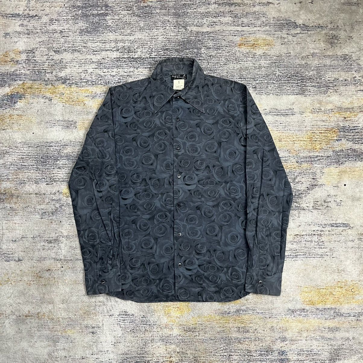 agnes b. Vintage Agnes B homme all over print flower shirt Size US S / EU 44-46 / 1 - 1 Thumbnail