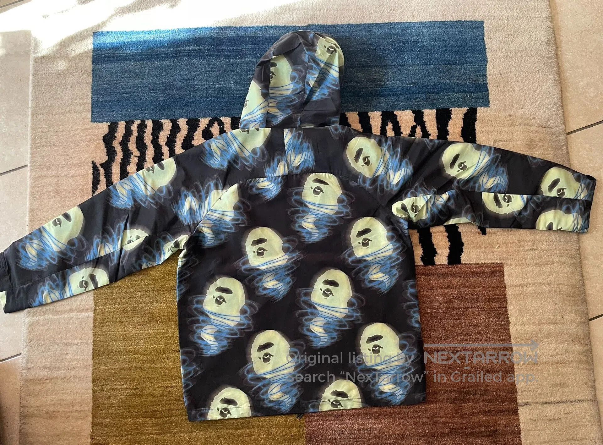 Bape Bape Cyclone Ape Hooded Windbreaker. Size US XXL / EU 58 / 5 - 5 Thumbnail