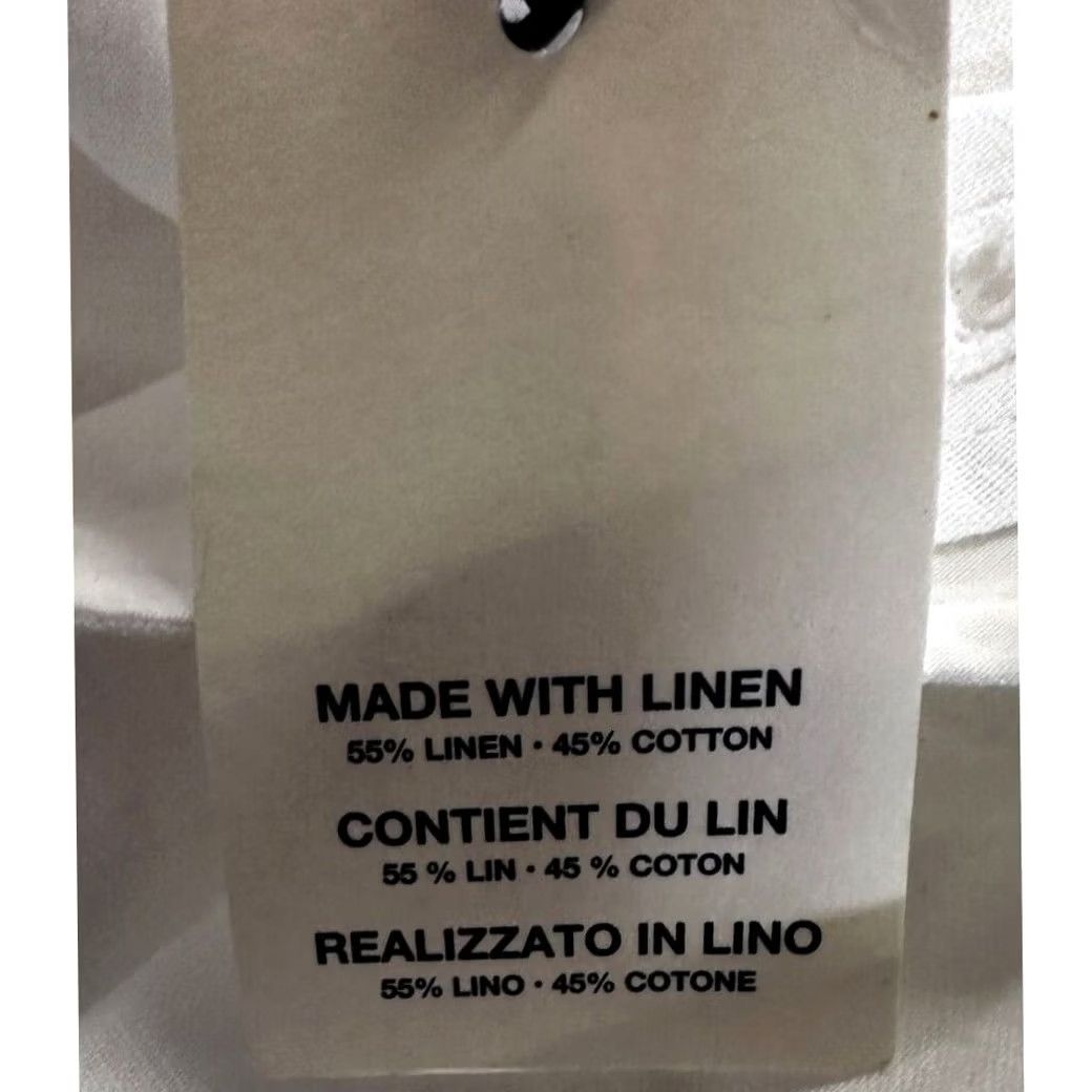 Gap Gap Linen Blend A-Line Dress Womens 4T White Embroidered Halter Neck Ladies NEW Size S / US 4 / IT 40 - 6 Thumbnail