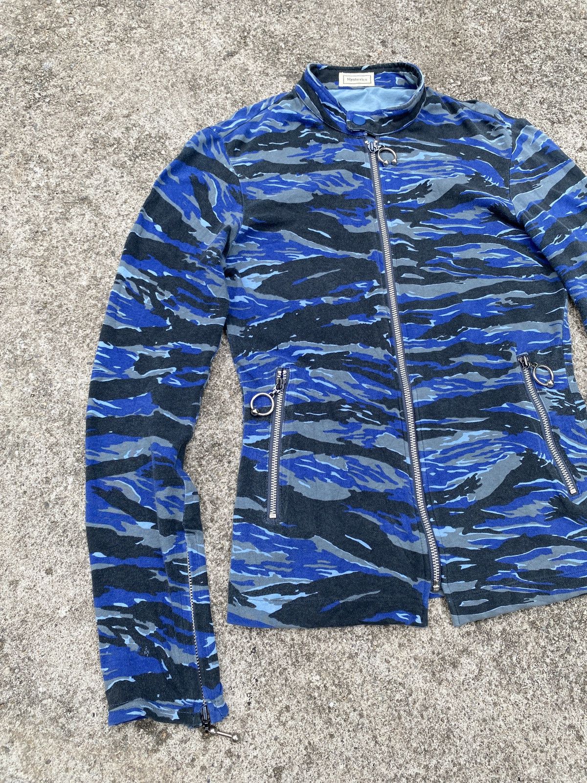 Hysteric Glamour × Japanese Brand Vintage 90s Hysterics Glamour Japan Tiger Stripe Camo Jacket Size S / US 4 / IT 40 - 3 Thumbnail