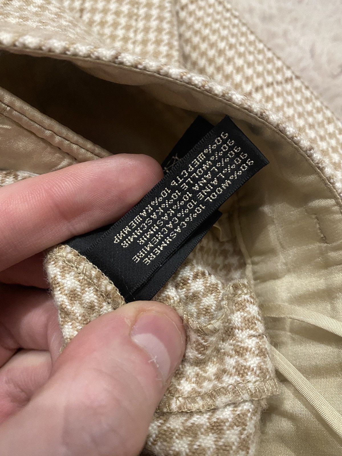 Ralph Lauren Black Label × Vintage Bell-bottom women wool Ralph lauren Black label trousers Size 32" / US 10 / IT 46 - 4 Thumbnail