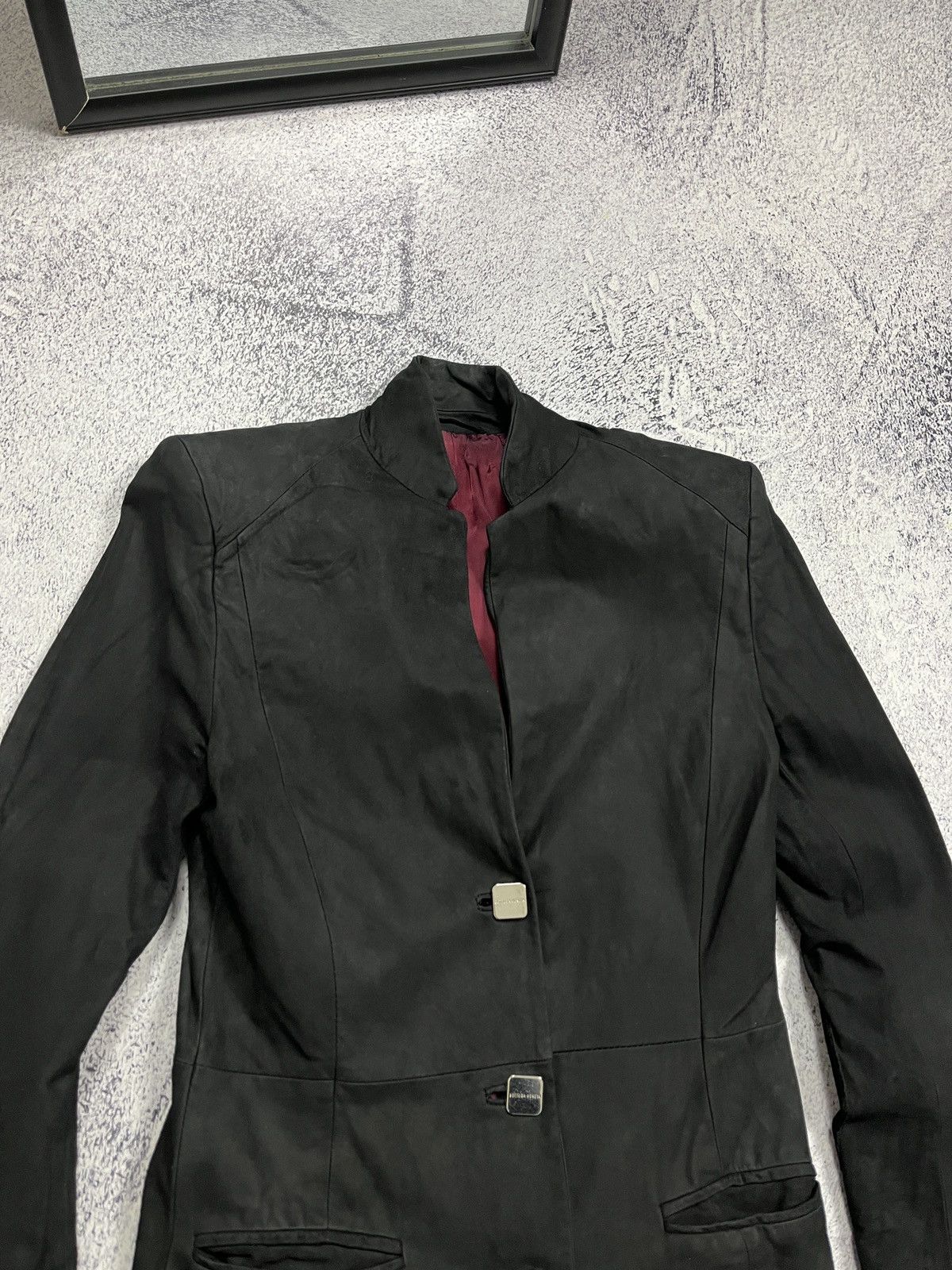 Bottega Veneta Bottega Veneta Women’s Blazer Black Leather Jacket Rare Size M / US 6-8 / IT 42-44 - 5 Thumbnail