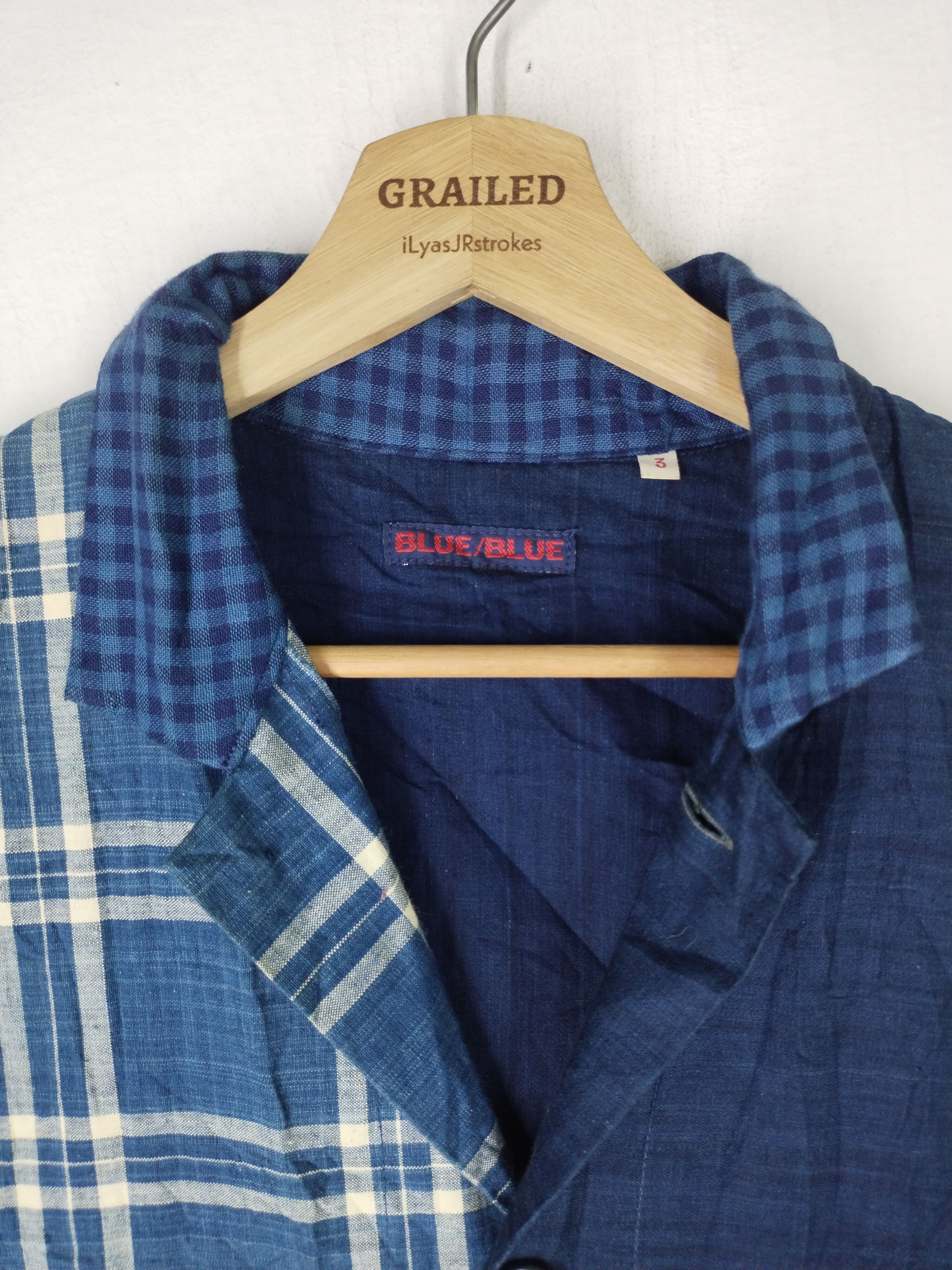 Blue Blue Japan Vintage Blue/Blue Patchwork Jacket Size US M / EU 48-50 / 2 - 10 Thumbnail