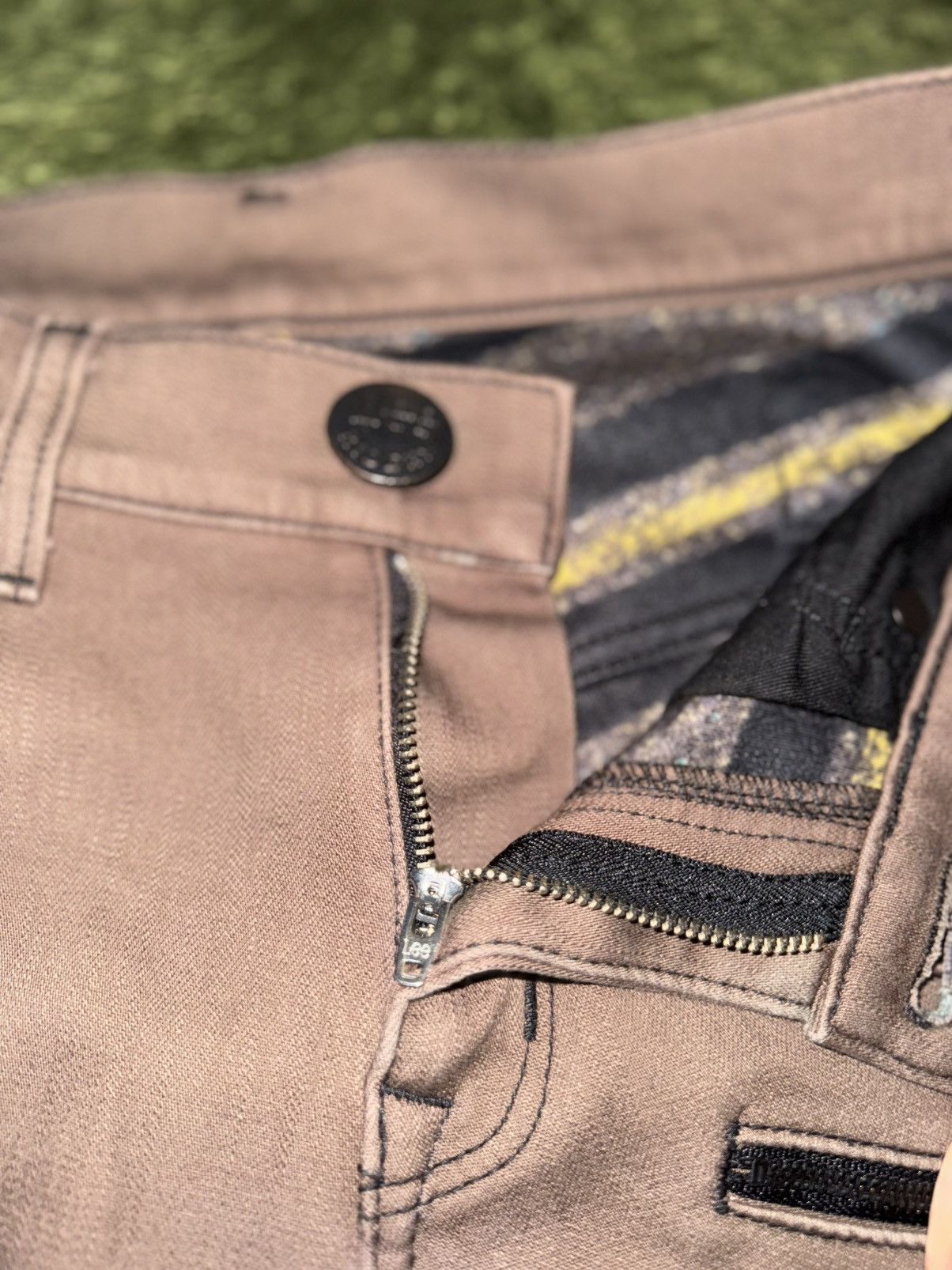 Lee [28] 00s LEE Japan Cinch-Back Cotton-Blended Pants Brown Size US 29 - 3 Thumbnail