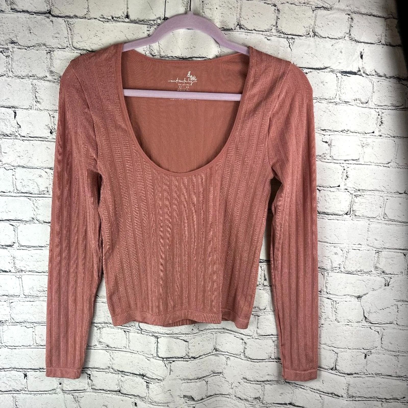 Free People Free People Lucky You Layering Top Blush Size M/L Size M / US 6-8 / IT 42-44 - 9 Thumbnail