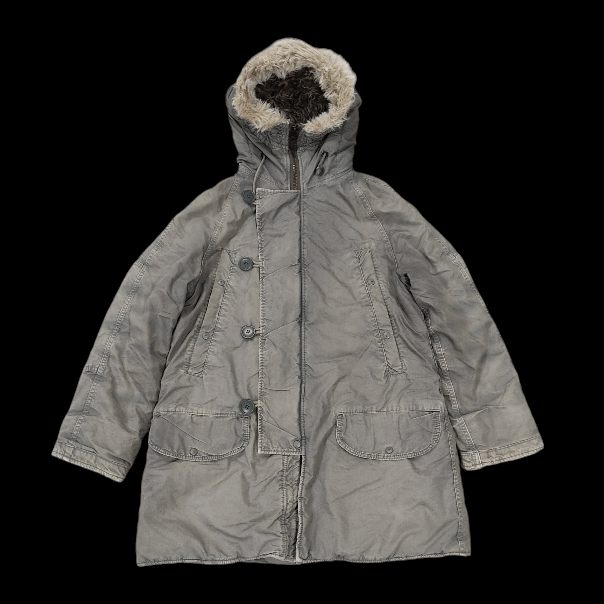 Japanese Brand DENIM & DUNGAREE Type N-3B Extreme Weather Parka Jacket Size US S / EU 44-46 / 1 - 5 Thumbnail