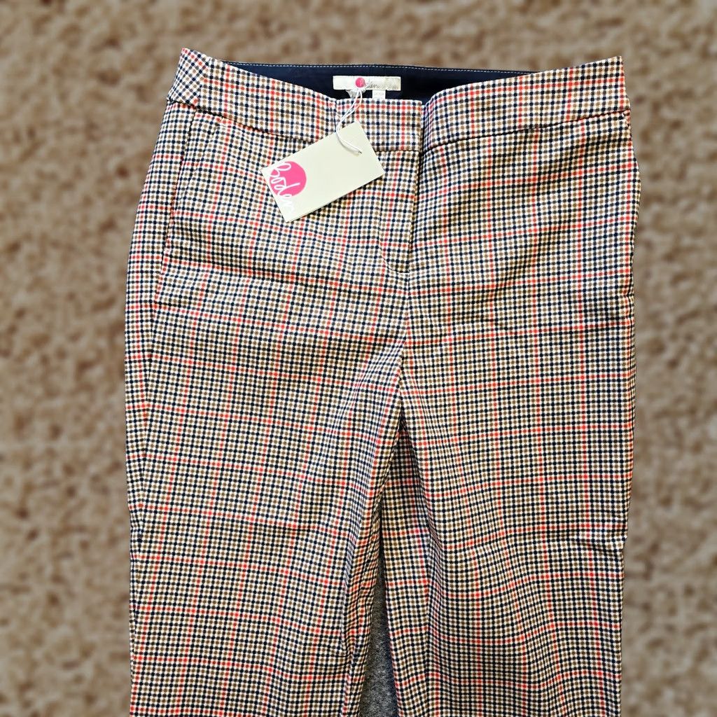 Boden Boden Pants Womens Size 6 Blue Red Plaid Ankle Career Preppy Classic Shirt? Size 28" / US 6 / IT 42 - 1 Thumbnail