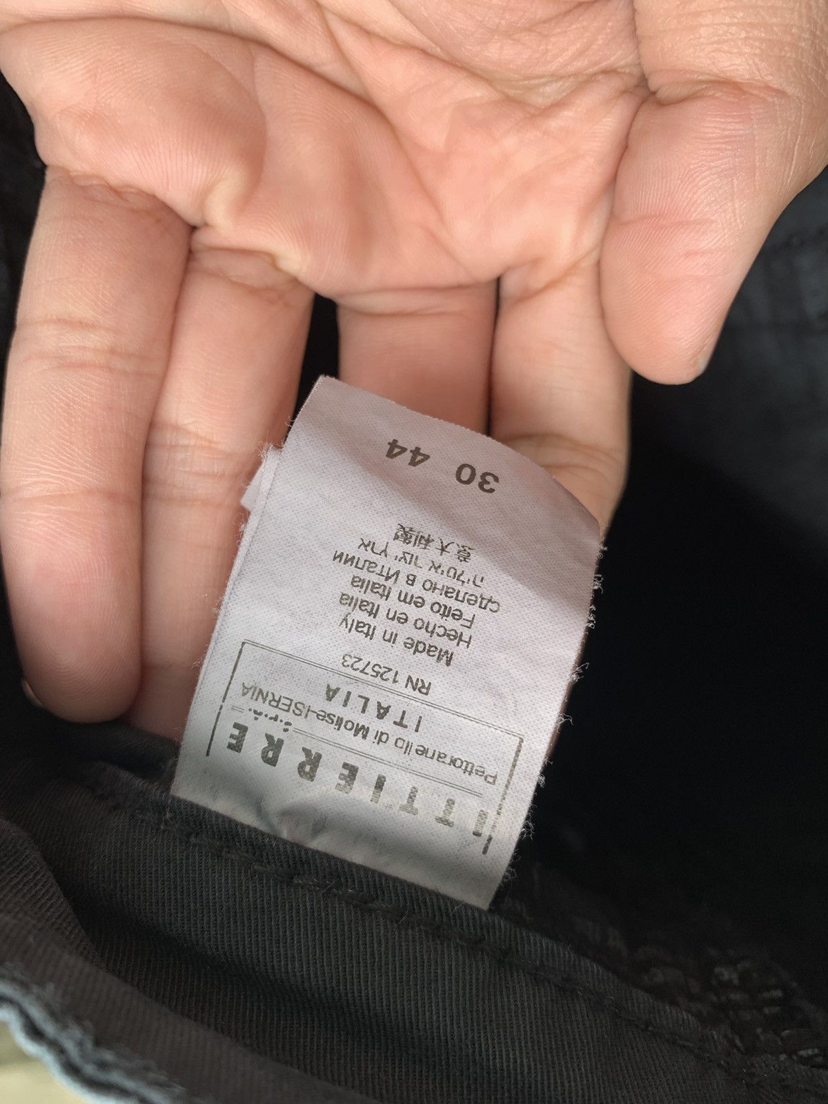 John Galliano Banana Cut Distressed Pants Size US 30 / EU 46 - 10 Thumbnail