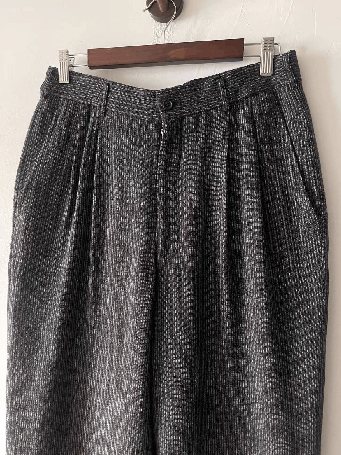 Comme des Garcons Homme Plus Sz M Comme Des Garcons Homme Plus 90S Stripe Trousers-2508 Size US 30 / EU 46 - 2 Thumbnail