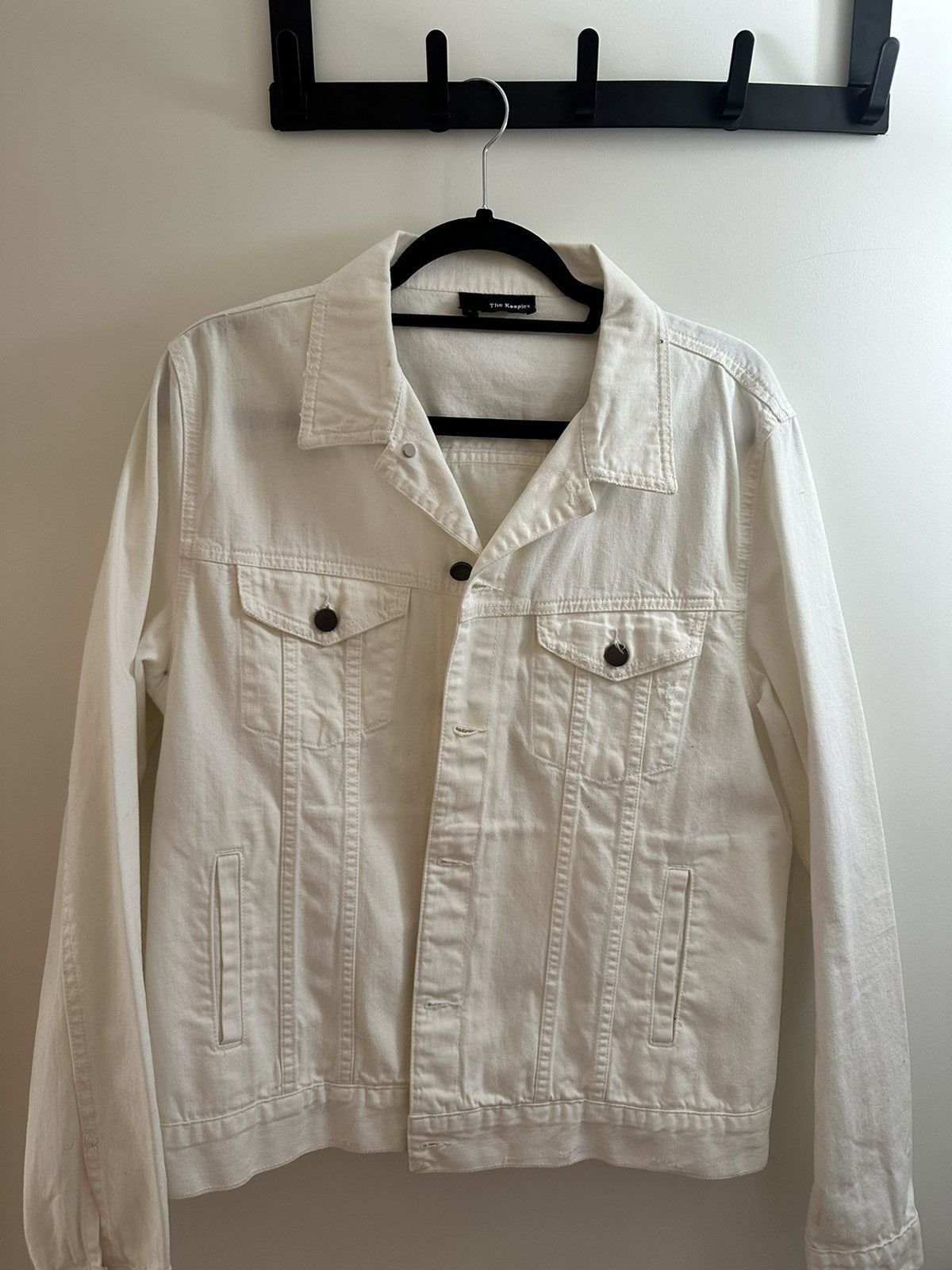 The Kooples White Denim Jacket from The Kooples! Size US L / EU 52-54 / 3 - 1 Thumbnail