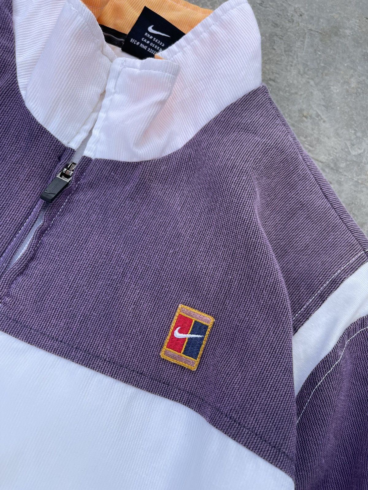 Nike × Nike ACG × Vintage 🔥Vintage 90s Nike Court Logo Sweater Jacket Size US M / EU 48-50 / 2 - 5 Thumbnail