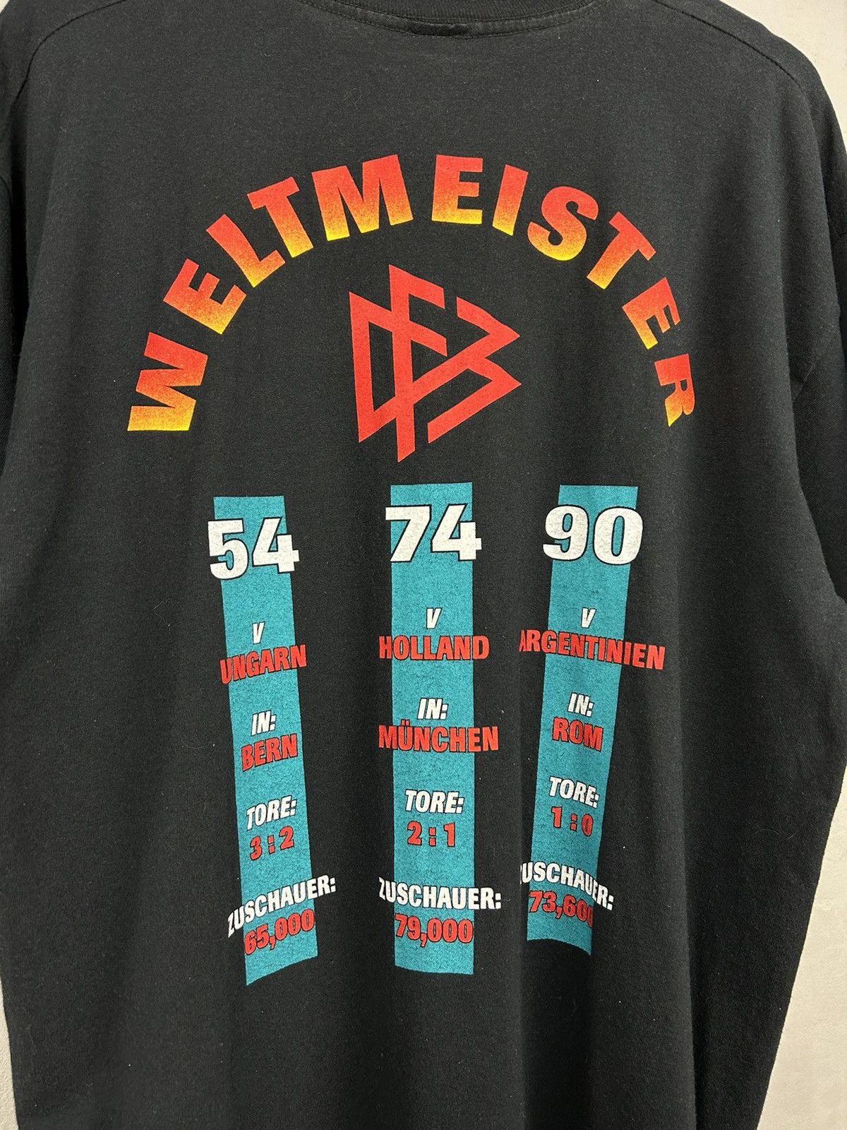 Adidas Vintage 90's Adidas Germany Deutschland World Cup Shirt Size US L / EU 52-54 / 3 - 12 Thumbnail