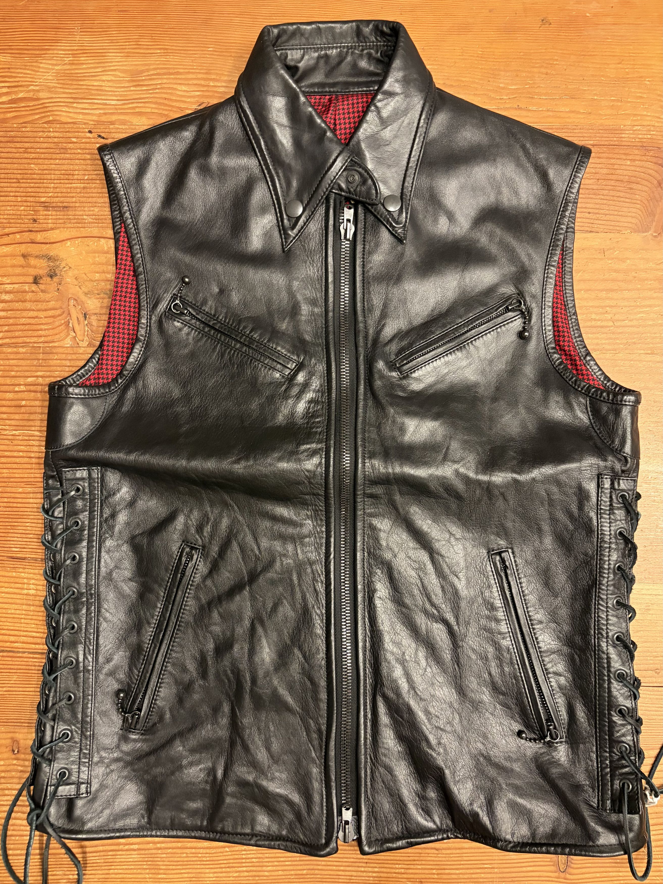 Number (N)ine Leather Vest SS2005 Size US S / EU 44-46 / 1 - 1 Thumbnail