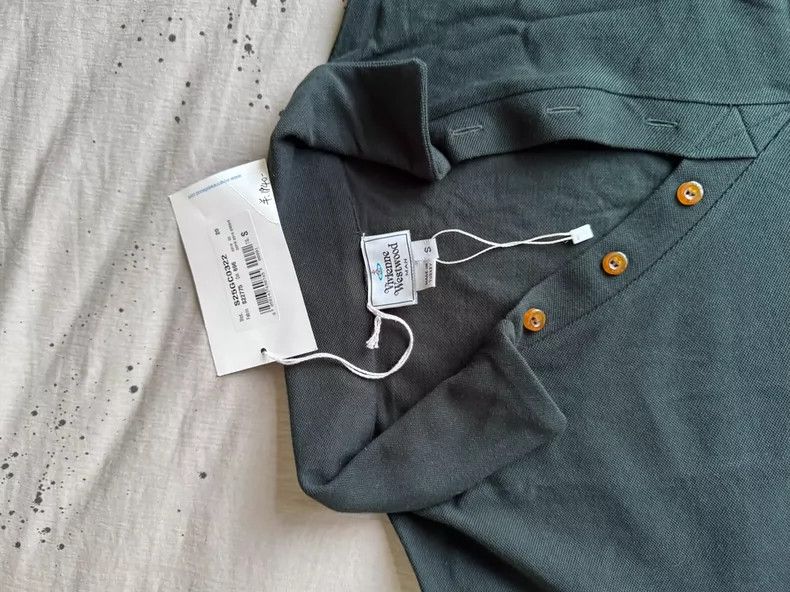 Vivienne Westwood Vivienne Westwood Short sleeves of a dark green polo shirt Size S / US 4 / IT 40 - 5 Thumbnail