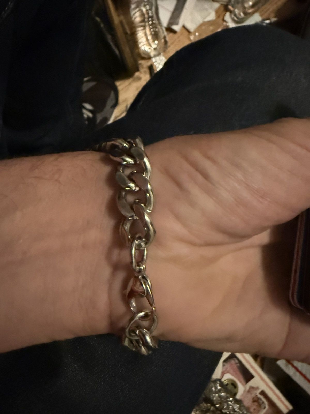 Other Skull silver chain bracelet Size ONE SIZE - 2 Thumbnail