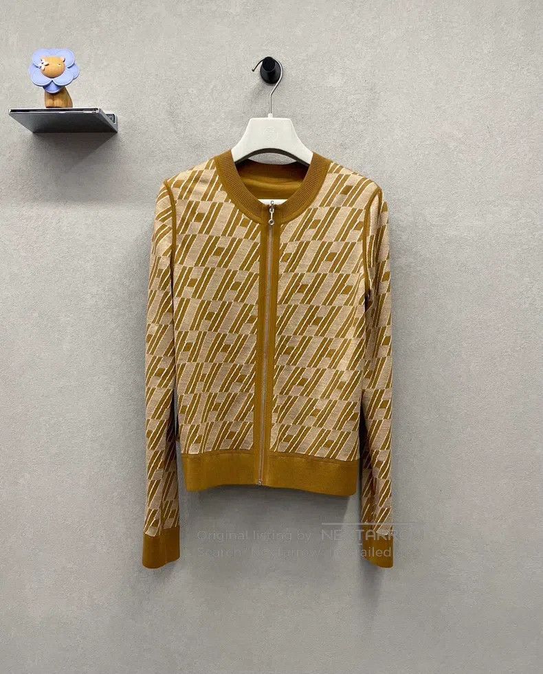 Hermes Hermes Caramel cardigan coat, reversible design, one side Size XS / US 0-2 / IT 36-38 - 3 Thumbnail